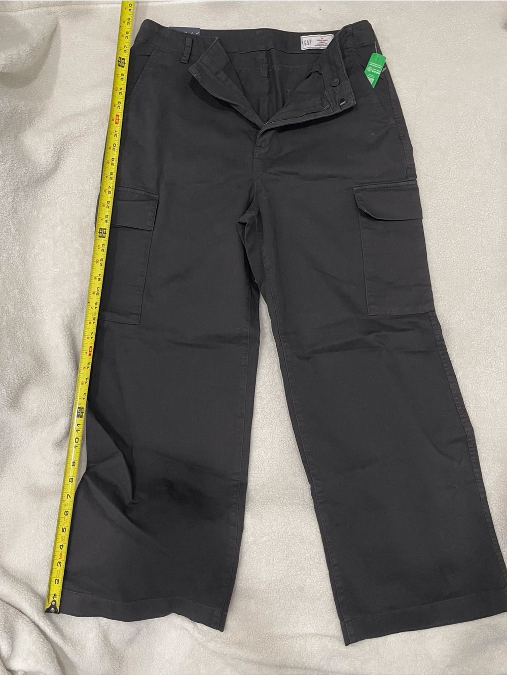 GAP Black Men's Cargo Pants with Utility Pockets